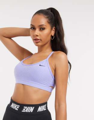 purple nike bra