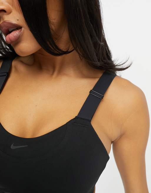 Nike Training Rival sports bra in black