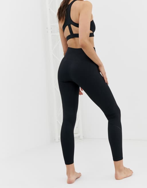 Nike training seamless cheap yoga leggings in black