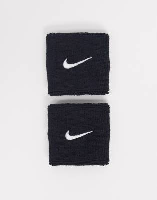 Nike Training - Serre-poignets avec virgule - Noir