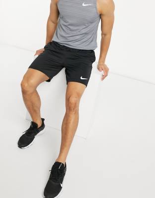 Nike Men's Dri-Fit Training Shorts - Black/White