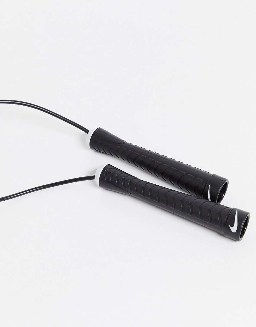 Nike Training skipping rope in black and white