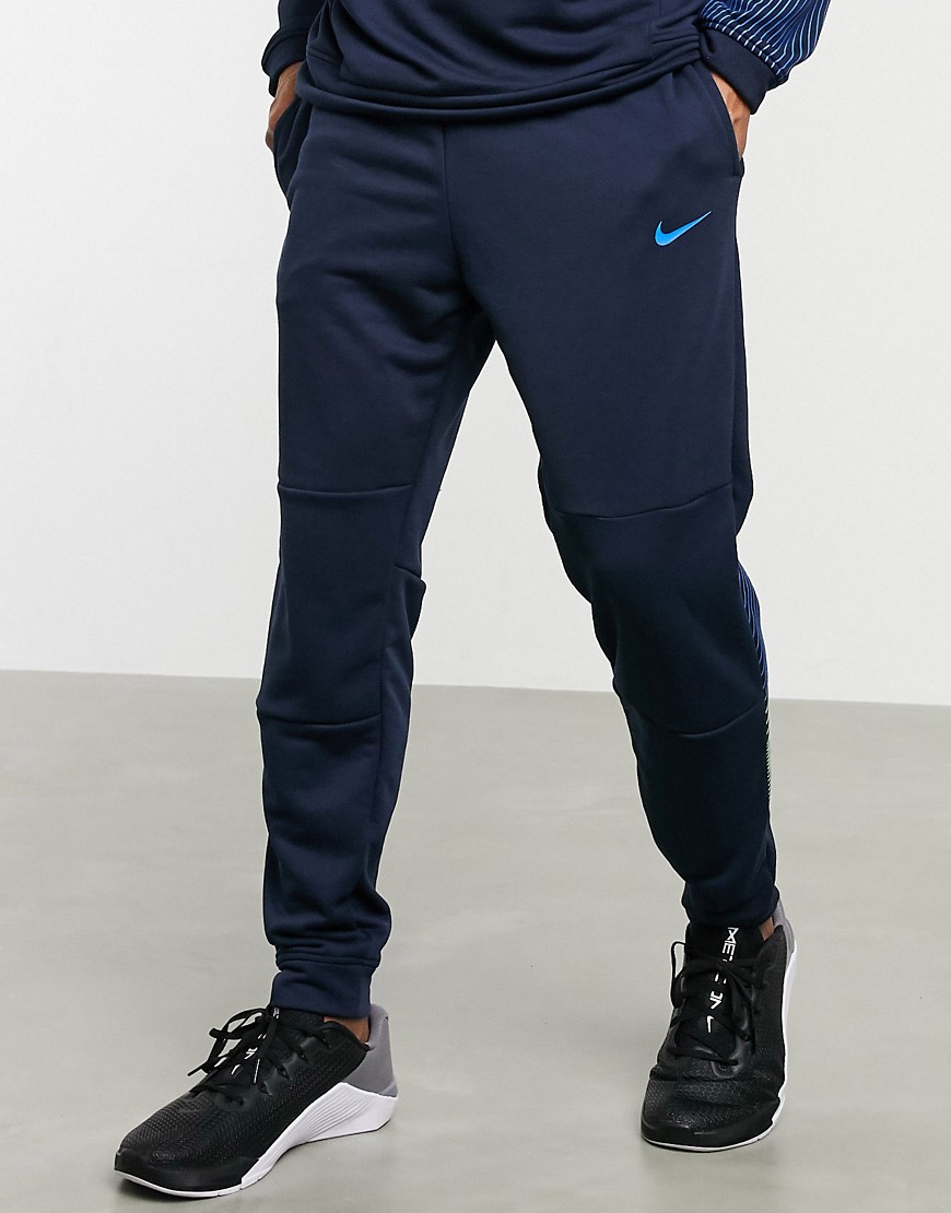 Nike Training - Slim-fit joggingbroek in marineblauw