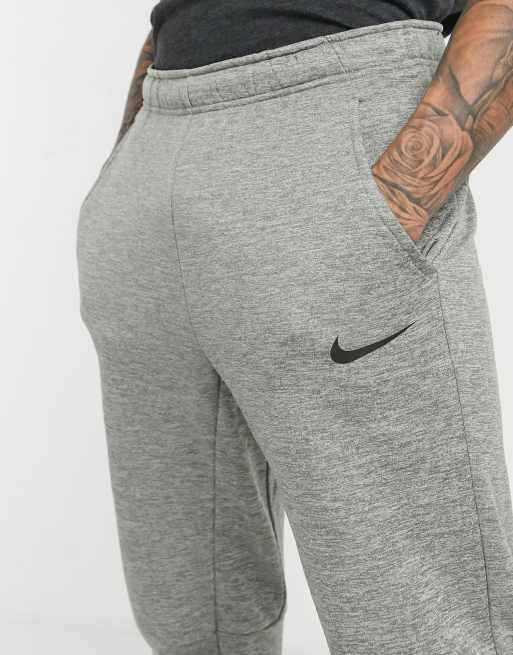 Nike Training - Smaltoelopende joggingbroek in gemêleerd grijs, 3 van 4