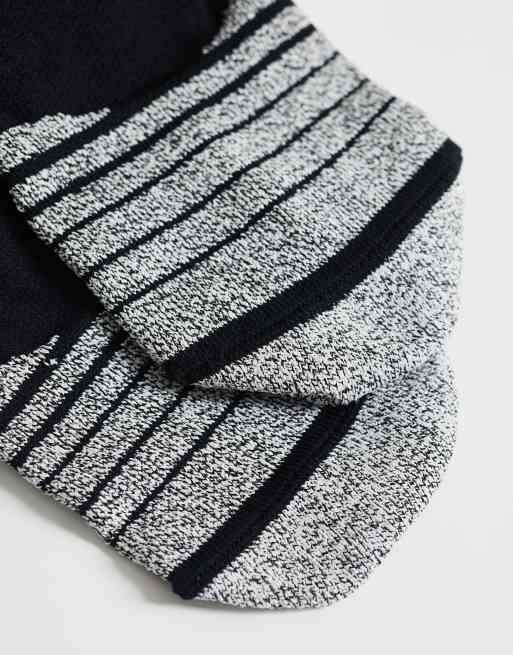 Nike Training socks in black with gray detail, 3 of 3