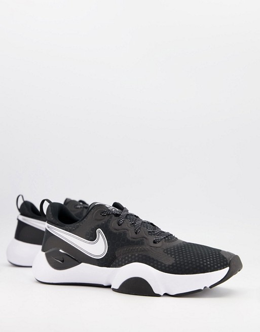 Nike Training SpeedRep trainers in black and white