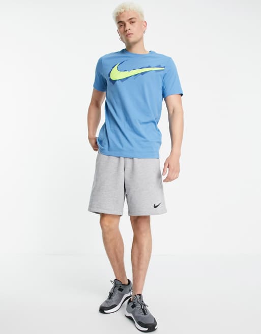 Nike Training Sport Clash logo t-shirt in blue, 4 of 4