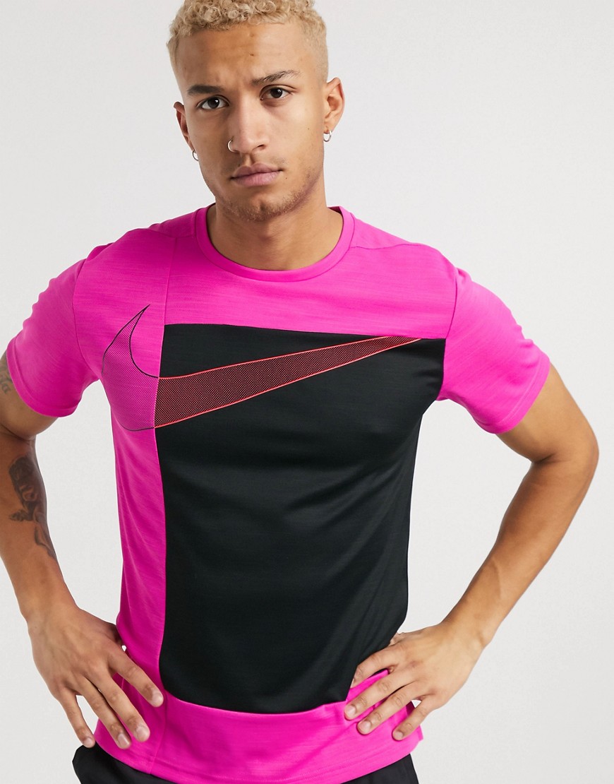 Nike Training - Sport Clash super set - Lyserød t-shirt-Pink