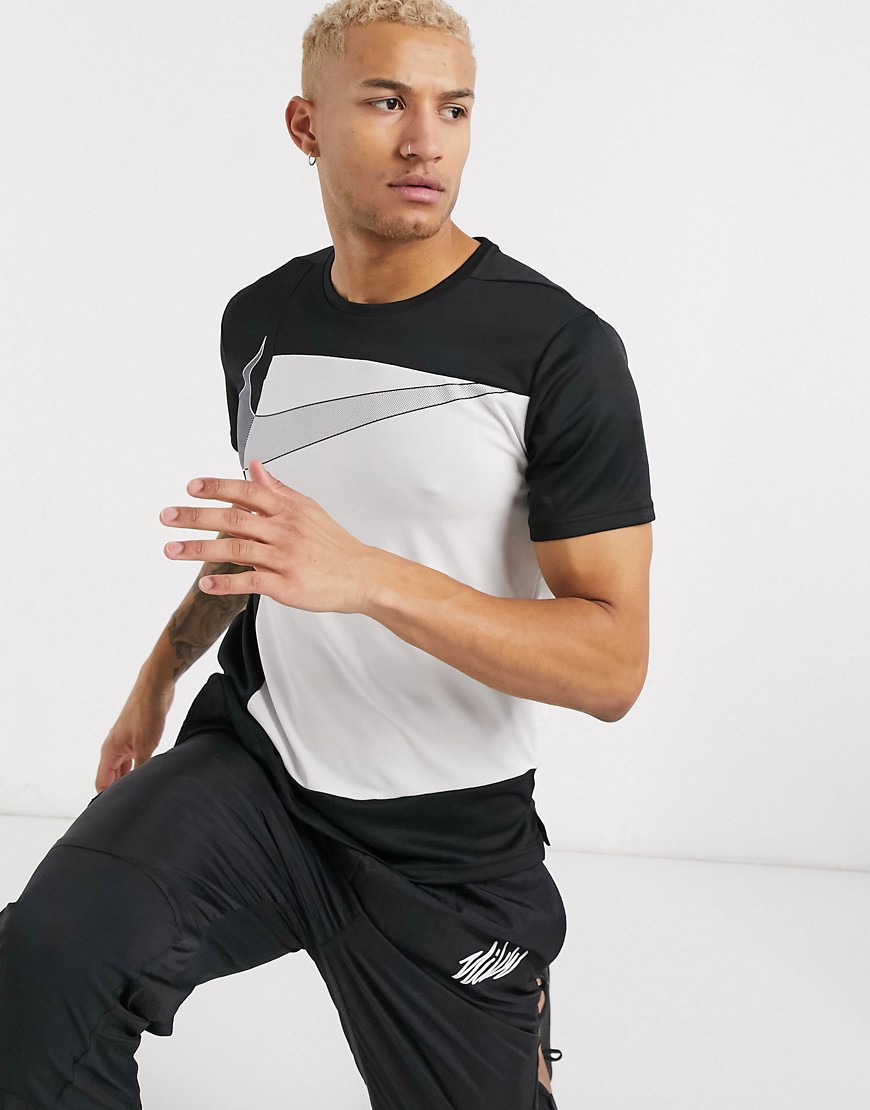 Nike Training Sport Clash super set t-shirt in black