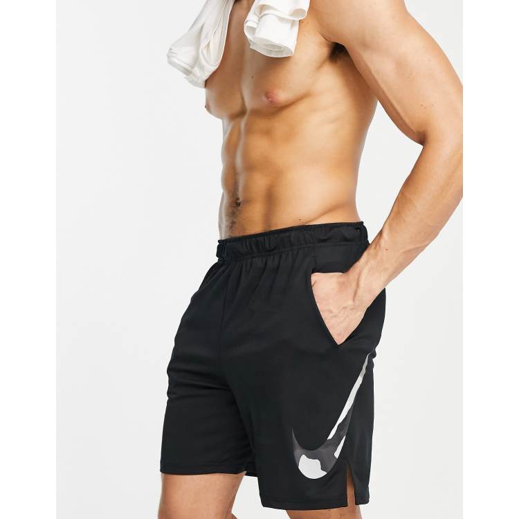 Nike Training Sport Clash Swoosh shorts in black ASOS