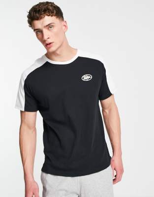 Sport Clash - T-shirt cut and sew bianca e nera-Nero - Nike Training T-shirt donna  - immagine1