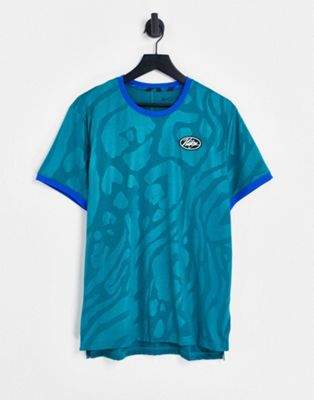 Nike Training Sport Clash t-shirt in teal - ASOS Price Checker