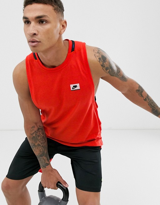 Nike Training Sport Pack singlet in red | ASOS
