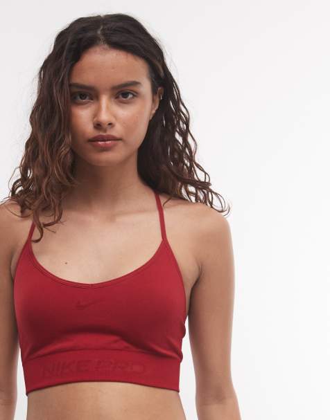 Nike Training Sports Bra in red