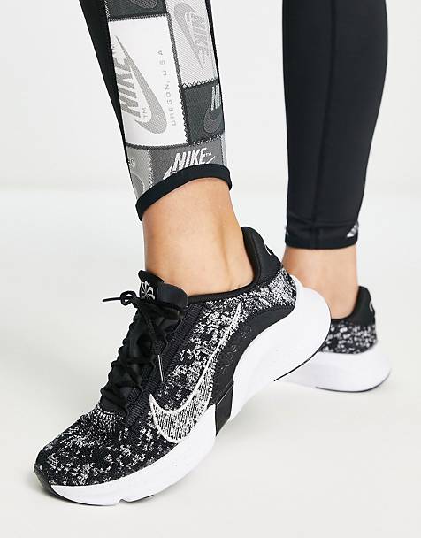 Nike Training SuperRep Go 3 Flyknit trainers in black