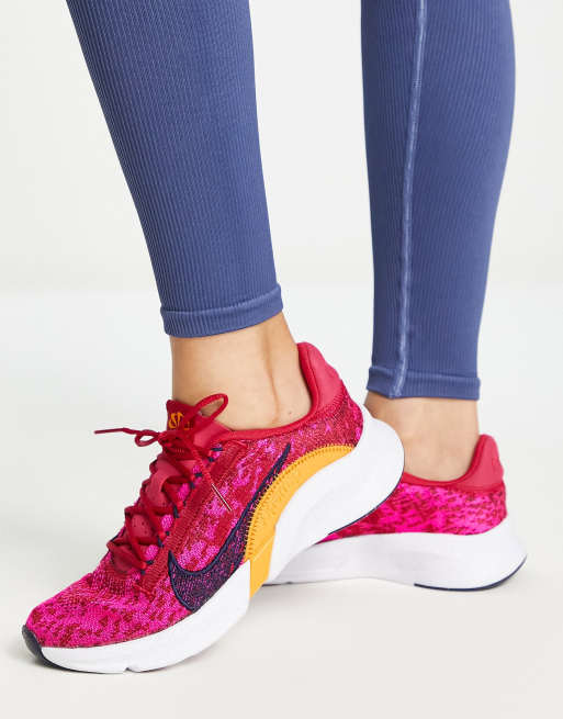 Nike flyknit trainer womens clearance pink