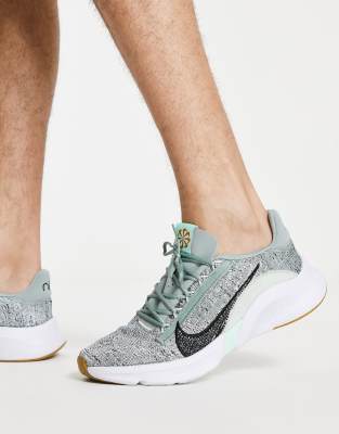 Nike Training SuperRep Go 3 in grey and blue