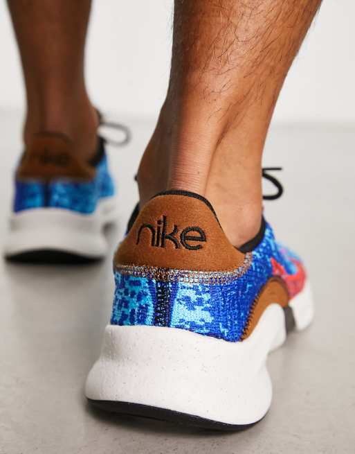 Nike Training SuperRep Go Fly Knit trainers in blue, 2 of 4