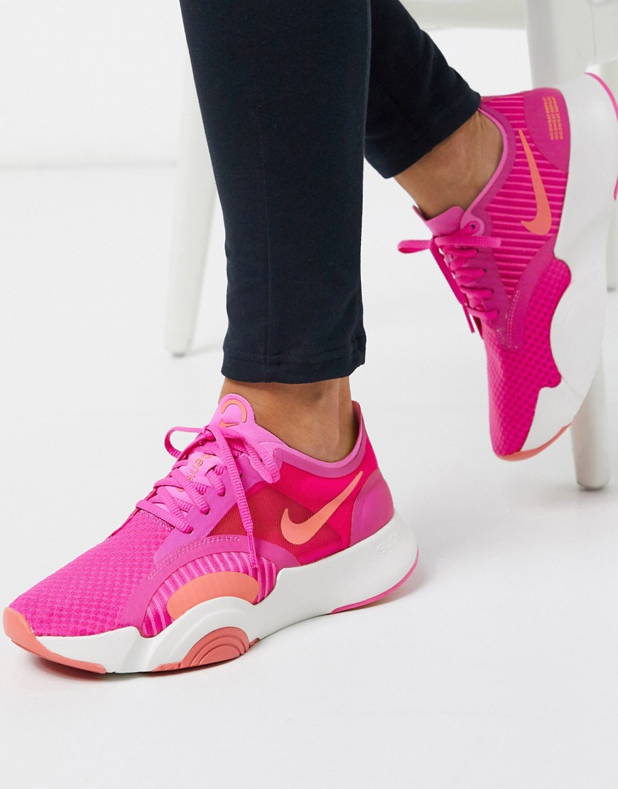 Nike Training – SuperRep Go – Rosa träningsskor
