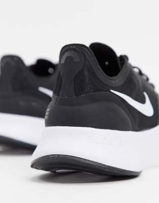 black nike trainers asos