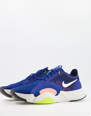 bright blue nike trainers