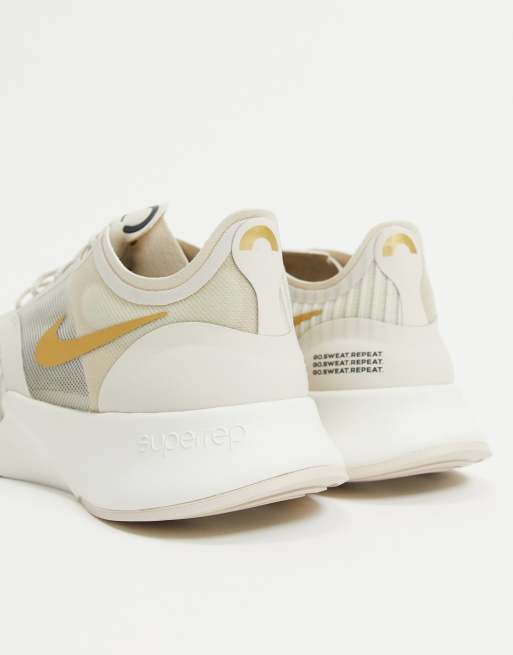 Nike trainers cream hotsell