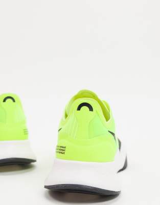 nike training superrep go trainers in neon green