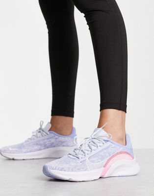 Nike Training Superrep Go 3 flyknit trainers in pale blue - ASOS Price Checker