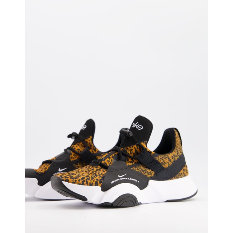 Nike Training SuperRep Groove trainers in leopard | ASOS