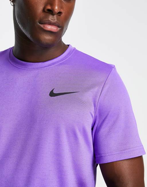 Nike t shirt purple sale