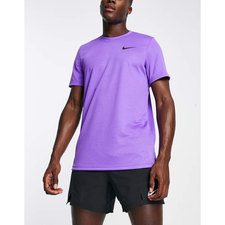 Purple nike cheap compression shirt