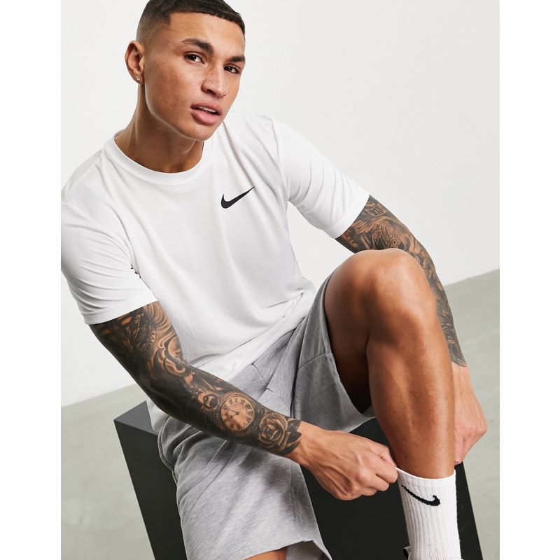 Palestra e allenamento Uomo Nike Training - SuperSet - T-shirt bianca
