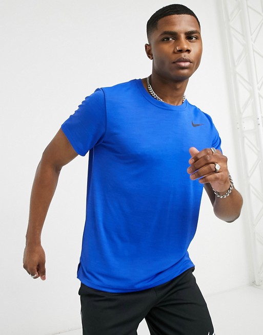 Nike Training superset t-shirt in blue