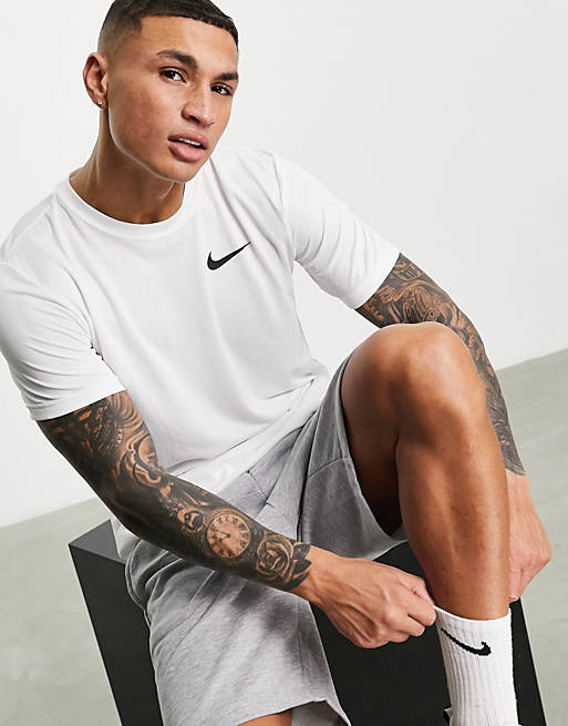 Nike Training SuperSet t-shirt in white