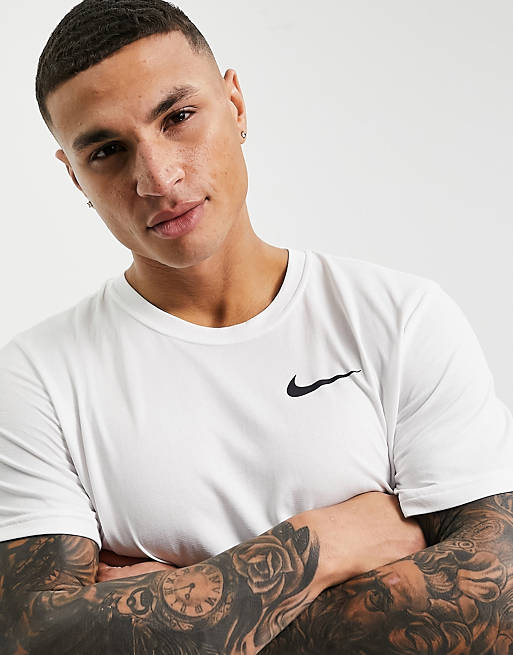 T-Shirts & Vests Nike Training SuperSet t-shirt in white 