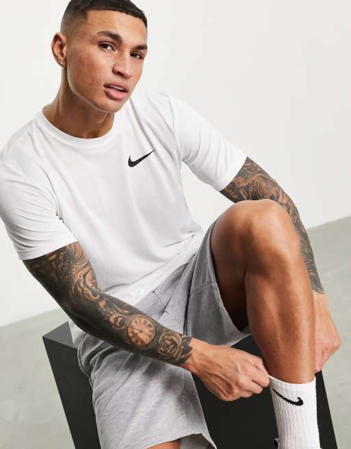 Nike Training - SuperSet - T-shirt in wit