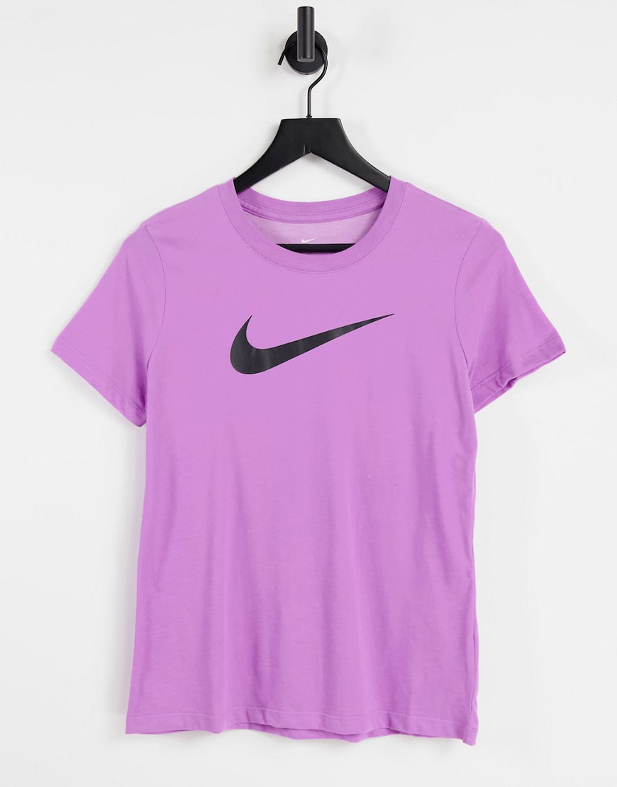 Nike Training swoosh crew neck t-shirt in pink
