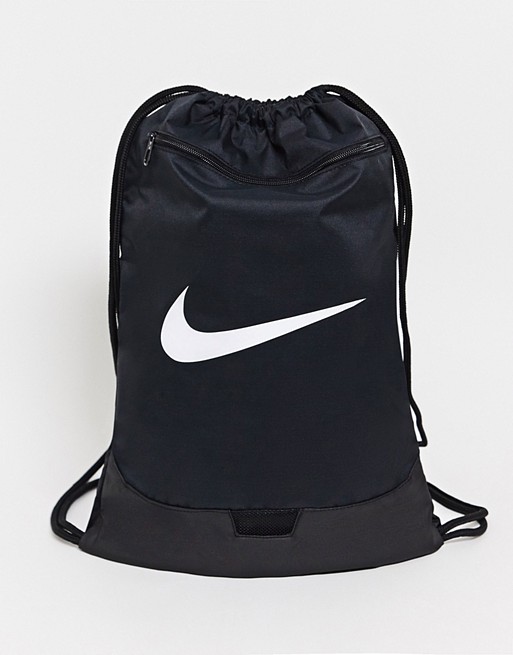 Nike Training Swoosh drawstring bag In black