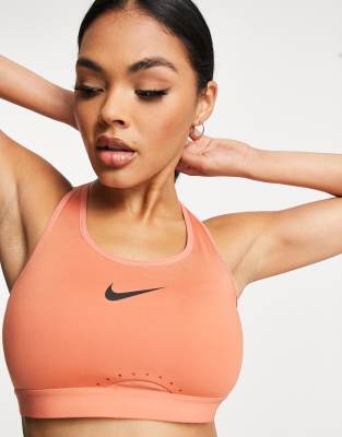 Pink High Neck Sports Bra | Best Workout Top