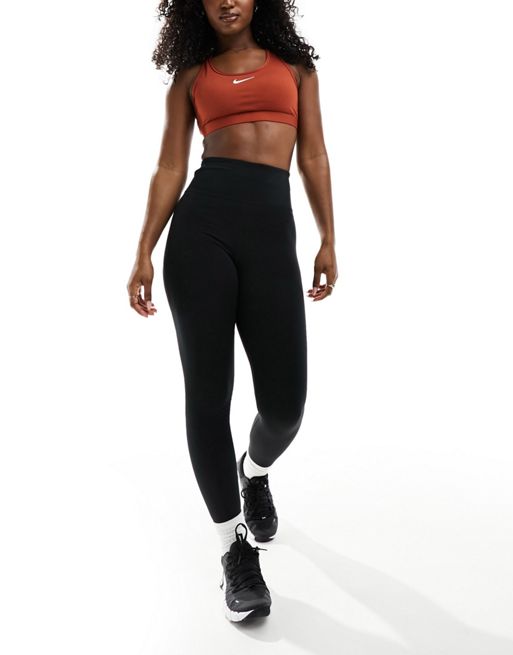 Nike Performance BRA - Medium support sports bra - rugged orange/orange 
