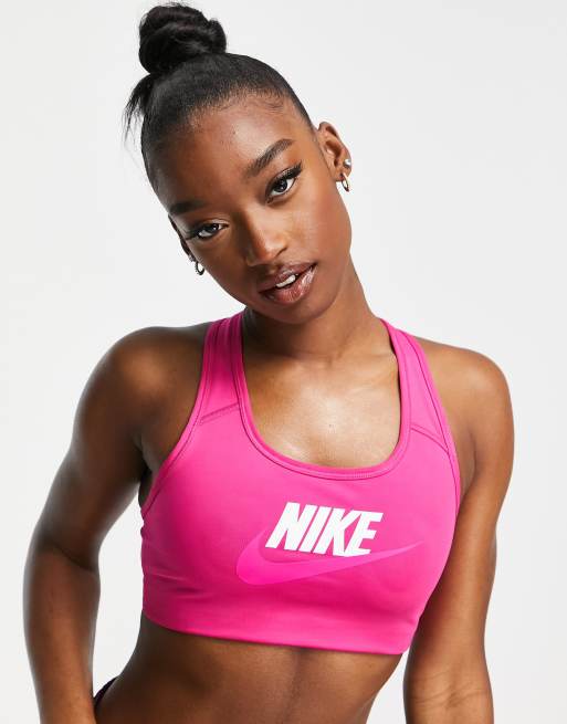 Womens Nike Pro Classic Swoosh Futura Sports Bra