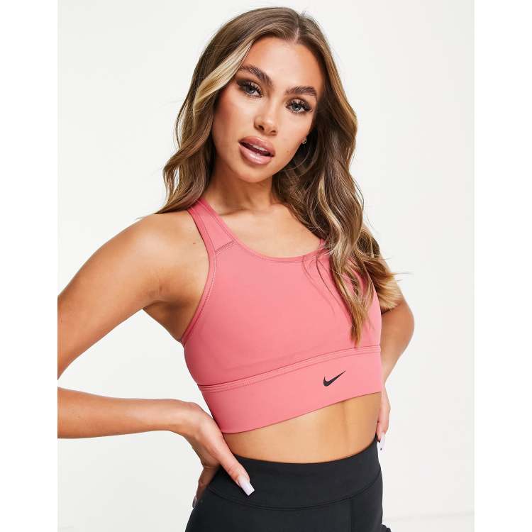 Pink Sports Bra XS nike sp170711LMB Work Out Athletic Top - $5