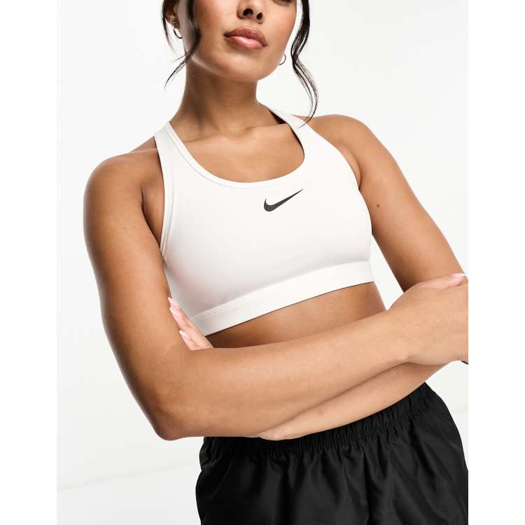 Nike Medium Swoosh-detail Sports Bra - Farfetch