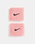 [Nike] Nike Training Swoosh unisex wristbands in pink No Size Pink