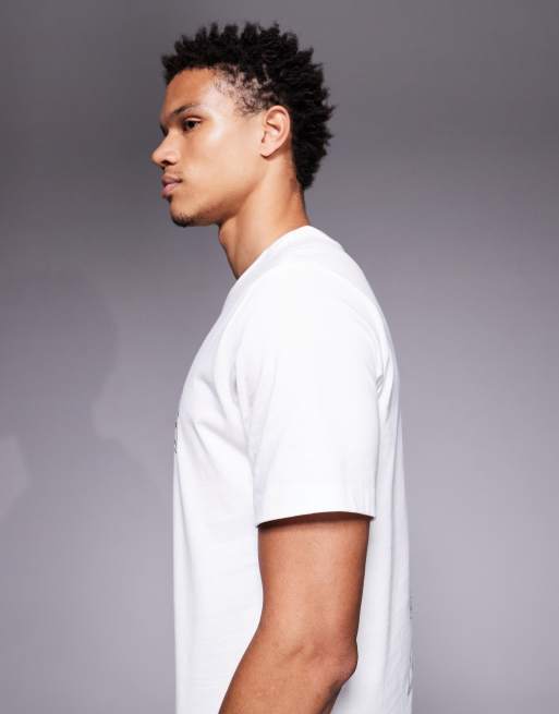 Nike Training - T-shirt avec motif imprimé au dos - Blanc, 4 de 5