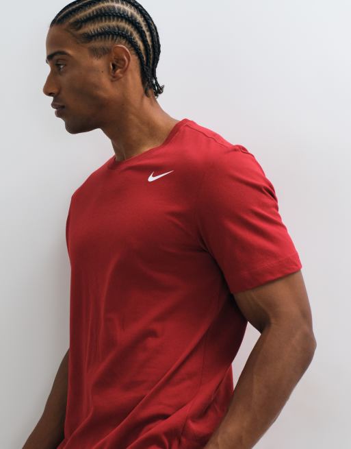 Nike Training t-shirt en coton Dri-FIT rouge, 2 de 5