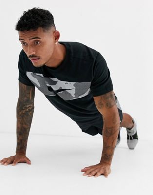 Nike Training t-shirt in black with 