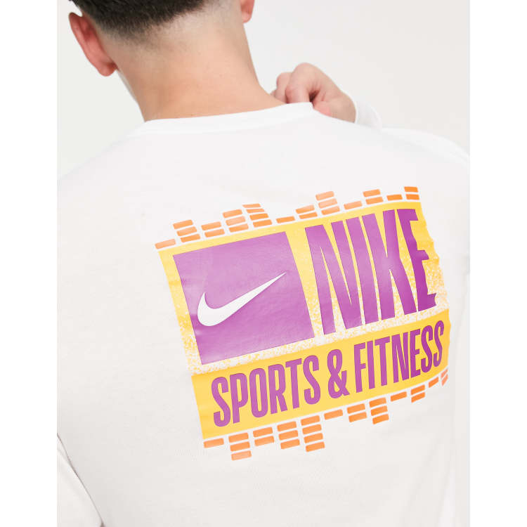 T shirt manche longue best sale nike sport