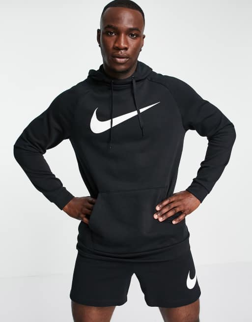 Nike Tall Dry Swoosh hoodie in black |