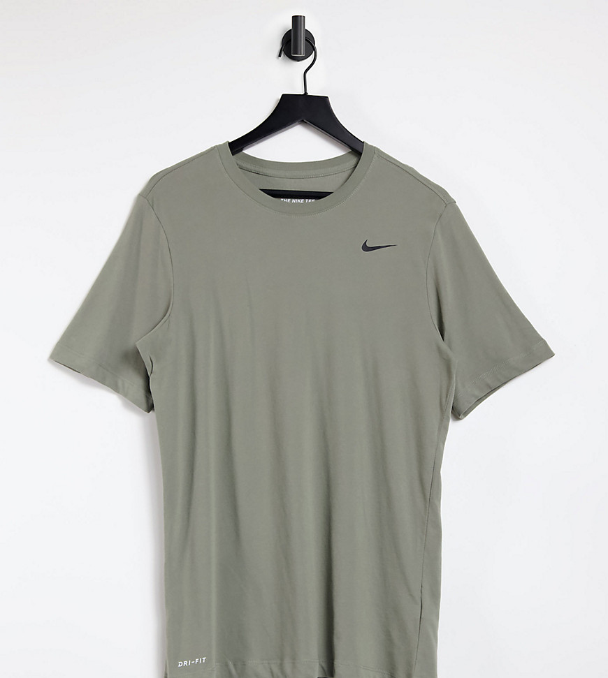 Nike Training Tall Dry t-shirt in khaki-Green